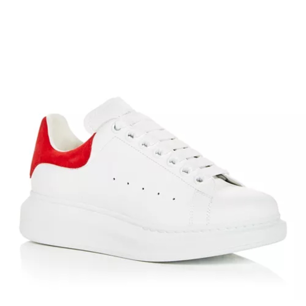 Alexander McQUEEN Women's Oversized Suede Heel Detail Sneakers